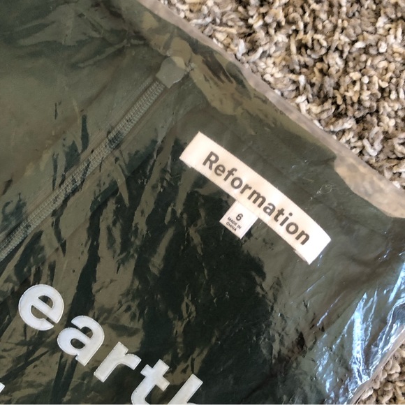 Reformation Nalani Dress - Forest - Picture 4 of 5